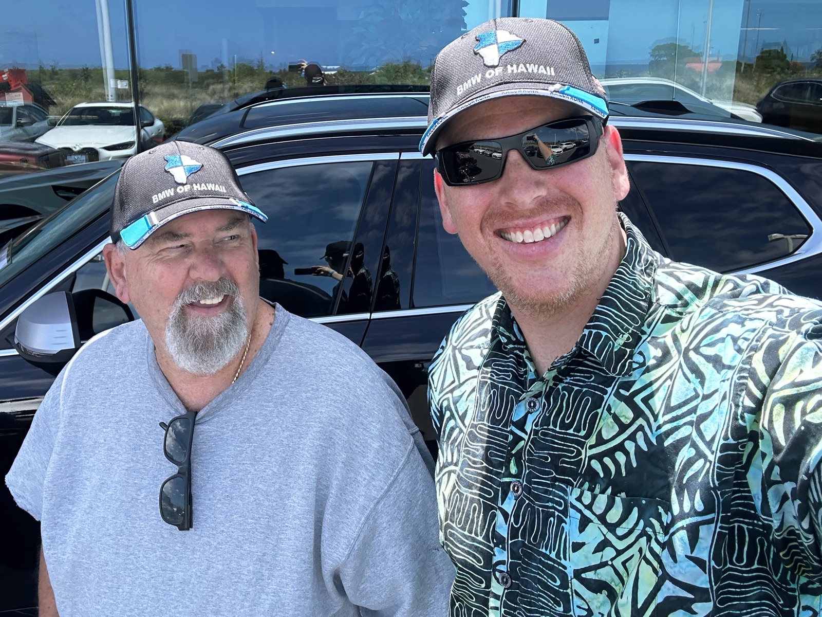 Dan and David together in Hawaii